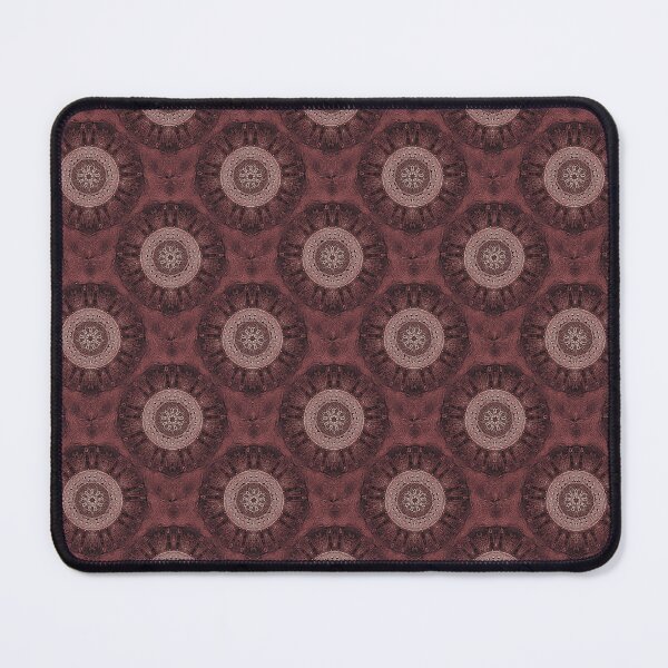 Item preview, Decorative Mandala Pattern in Reddish Brown designed and sold by Artistestella.