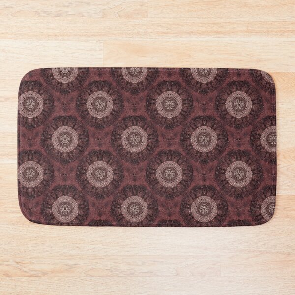 Item preview, Decorative Mandala Pattern in Reddish Brown designed and sold by Artistestella.