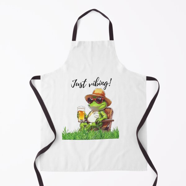Item preview, frog, frog with beer, Just vibing, Funny frog designed and sold by WHDProduction45.