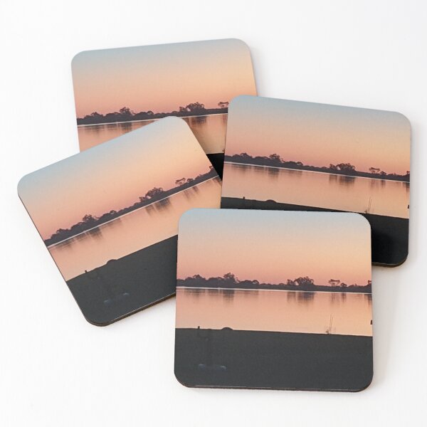 Item preview, Golden Sunset Kangaroo Lake Victoria Australia  designed and sold by WhoRayShirts.