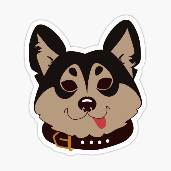 Vista previa del artículo con la obra «Cute Dog Gothic Doge», diseñado y vendido por UsserStudios.