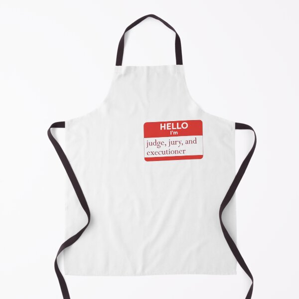 Item preview, Hello, I'm Judge, Jury, and Executioner designed and sold by WordyDreams.