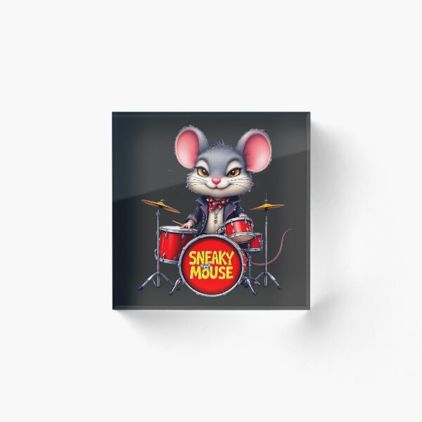 Aperçu de l'œuvre Batteur du groupe Sneaky Mouse créée et vendue par SteadyRolling.