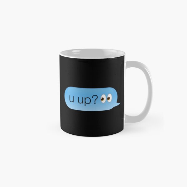 Item preview, U Up? iOS Nostalgia Text Bubble Sticker designed and sold by AeroWave Designs.