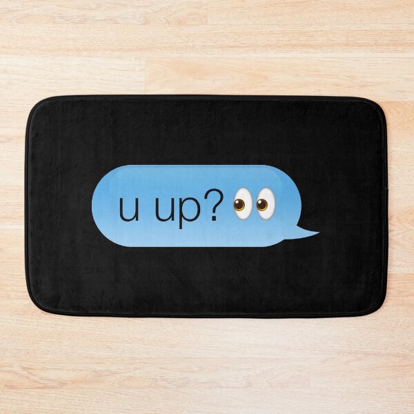 Item preview, U Up? iOS Nostalgia Text Bubble Sticker designed and sold by AeroWave Designs.