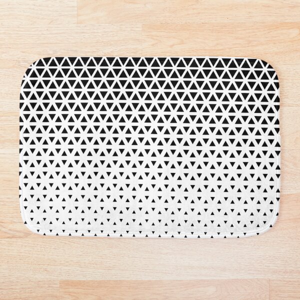 Item preview, Degradado triangular geométrico en blanco y negro designed and sold by AppliedDesigns1.