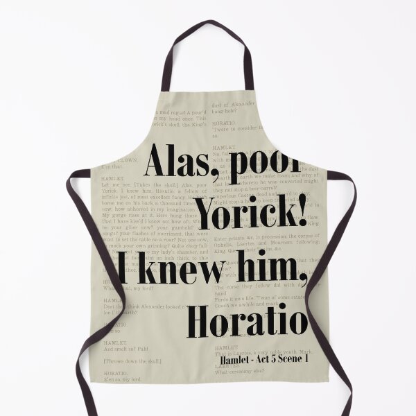 Item preview, Alas Poor Yorick Hamlet Shakespeare Quote Literature designed and sold by kakarikihill.