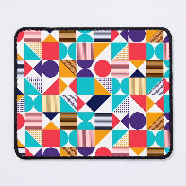 Item preview, Vibrant Geometric Patchwork Pattern designed and sold by AppliedDesigns1.