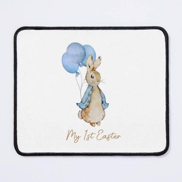 Item preview, My First Easter Bunny with Blue Balloons designed and sold by JoelFox165.
