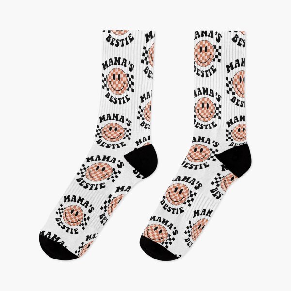 Item preview, Mama's Bestie Retro Checkered Smiley Face designed and sold by JoelFox165.