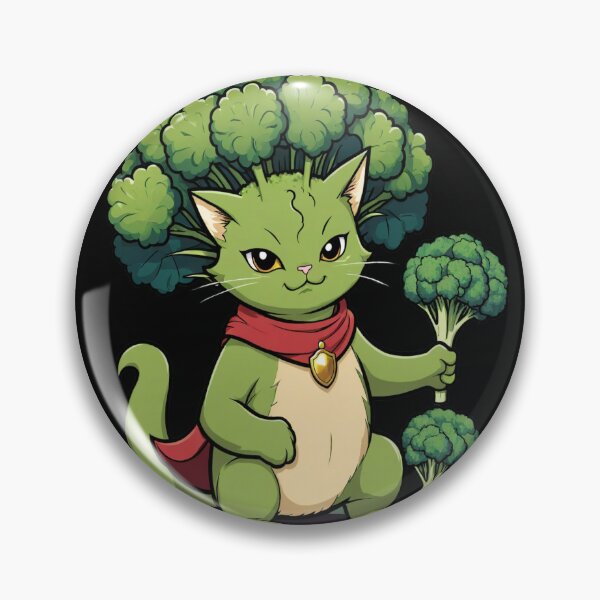 Item preview, Quest Fantasy Squad Broccoli Funny Cat designed and sold by AxstinGraphics.