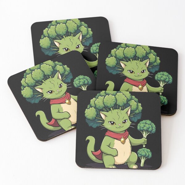 Item preview, Quest Fantasy Squad Broccoli Funny Cat designed and sold by AxstinGraphics.