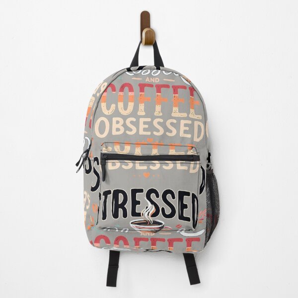 Item preview, Stressed Blessed and Coffee Obsessed, typography designed and sold by maxmaj.
