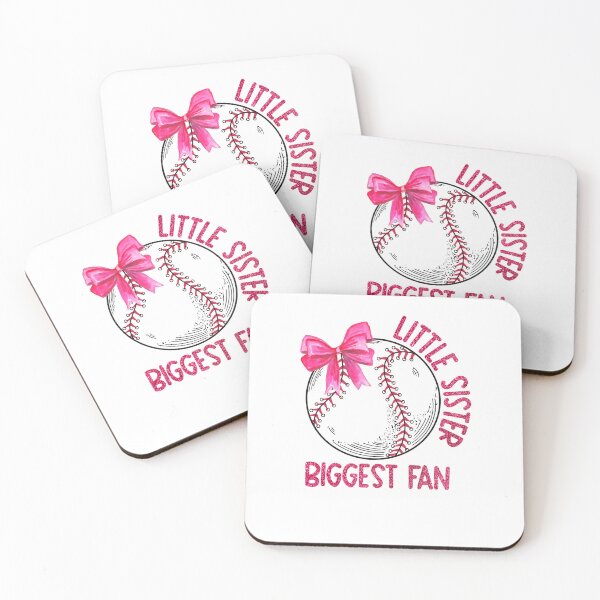 Item preview, Little Sister Biggest Fan Baseball designed and sold by JoelFox165.