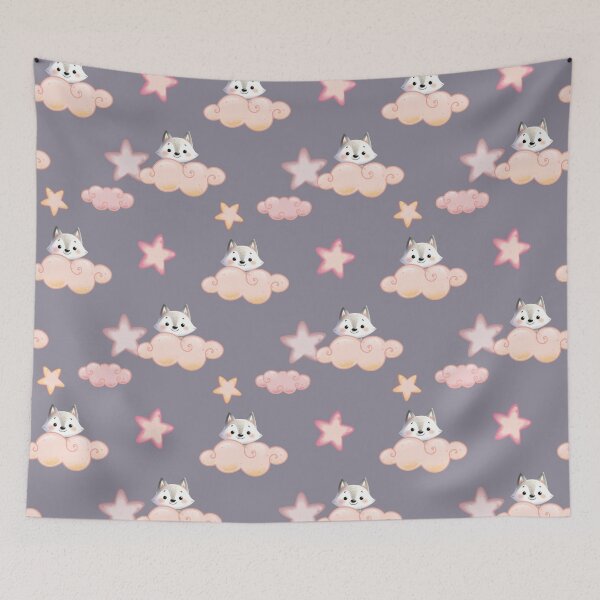 Item preview, Little fox in the clouds designed and sold by Topmel.