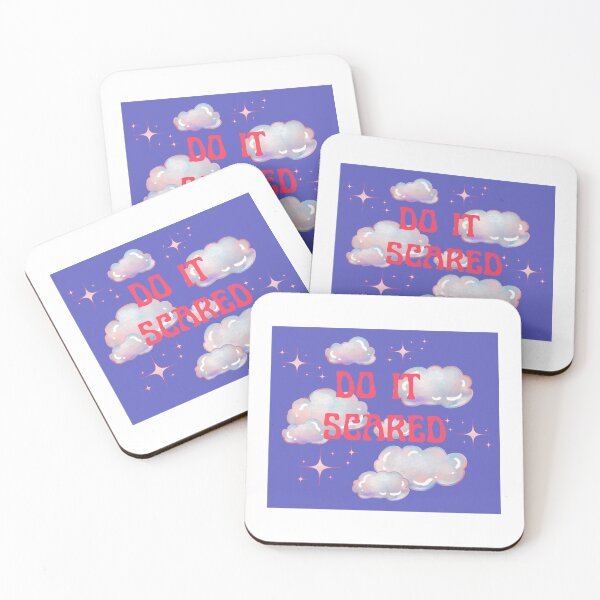 Item preview, Do It Scared Inspirational Quote  designed and sold by smithc55.