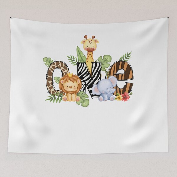 Item preview, Jungle Safari First Birthday Theme designed and sold by JoelFox165.