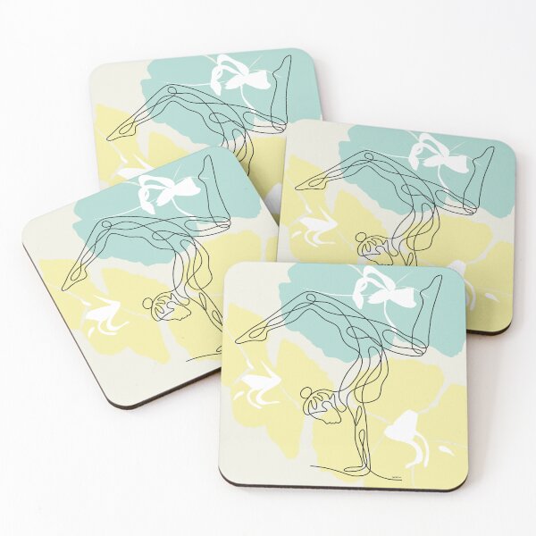 Item preview, Yoga Handstand Split Pose wellness routine designed and sold by PAPEFOLIA.