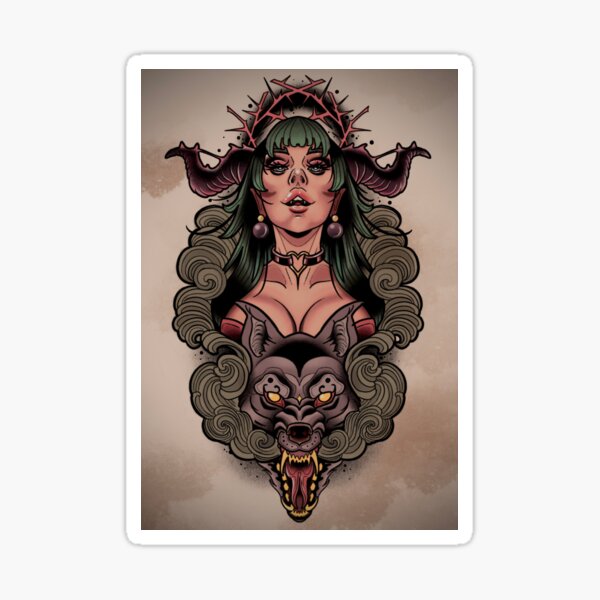 Item preview, Witch of the wolves  designed and sold by OutSideToy.