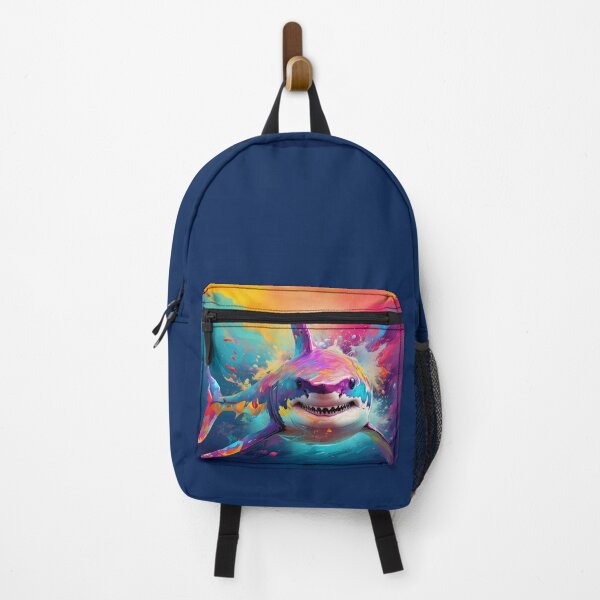 Item preview, Urban Abstract Graffiti Shark, Vibrant Street Art Ocean Design designed and sold by Phat Dog Designs .
