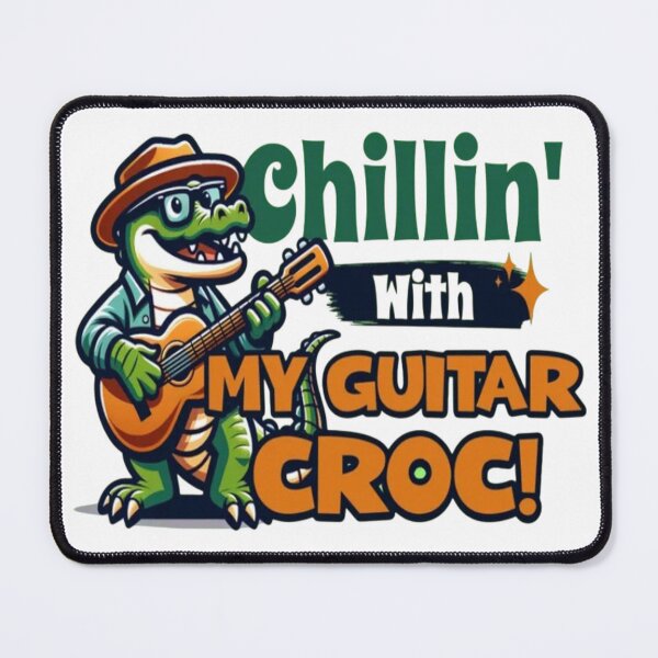 Item preview, The guitarist crocodile designed and sold by chrisinc.