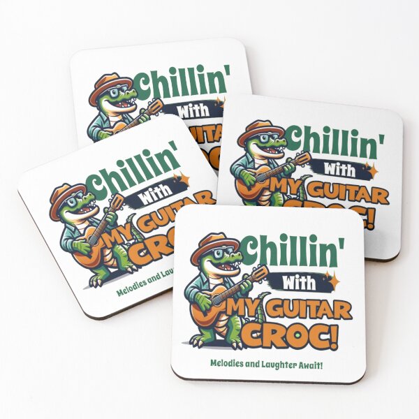 Item preview, The guitarist crocodile designed and sold by chrisinc.