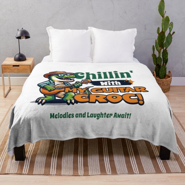 Item preview, The guitarist crocodile designed and sold by chrisinc.