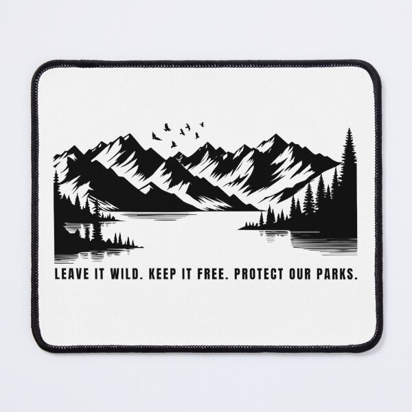 Item preview, Leave it Wild. Keep it Free.  designed and sold by WildHeartsbyKit.