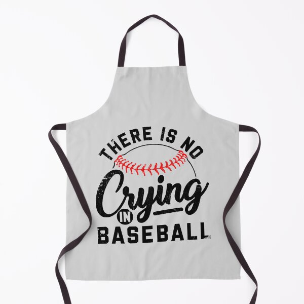 Item preview, Funny Baseball Saying - There Is No Crying In Baseball - Baseball Player designed and sold by LazyLoungeCo.