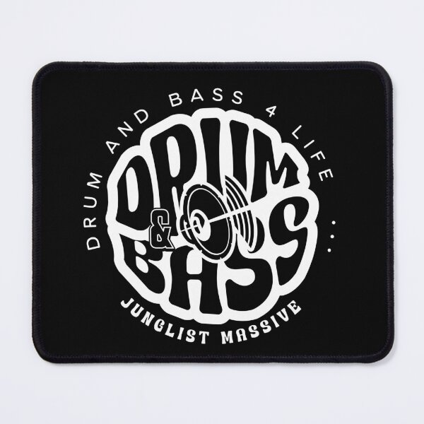 Item preview, DRUM AND BASS  - DNB Speaker Icon (White)  designed and sold by Discothreadz.