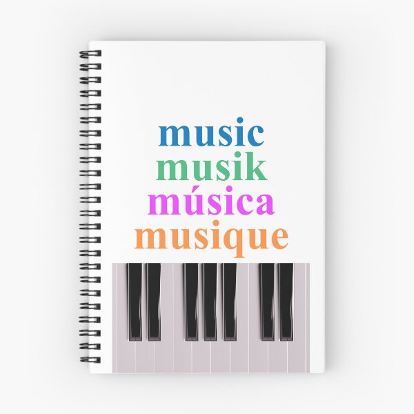 Item preview, Piano Keyboard Music Text in Multiple Languages designed and sold by KTSubz Faith & Fun Designs.