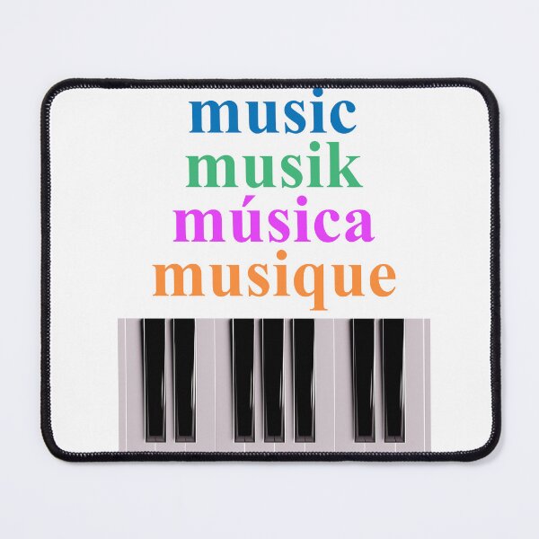 Item preview, Piano Keyboard Music Text in Multiple Languages designed and sold by KTSubz Faith & Fun Designs.