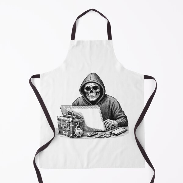 Item preview, Digital Espionage Masked Hacker at Work designed and sold by NTGUILTY.
