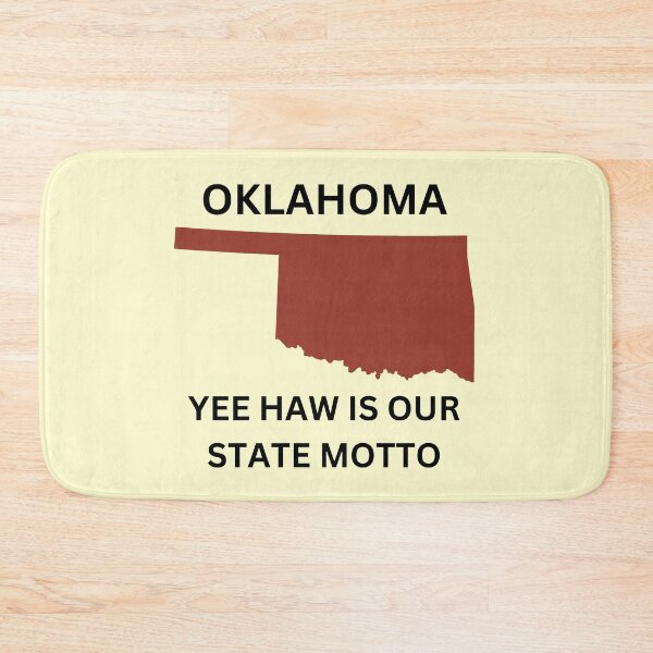 Item preview, Oklahoma: Yee Haw is our state motto designed and sold by WilAugusta.