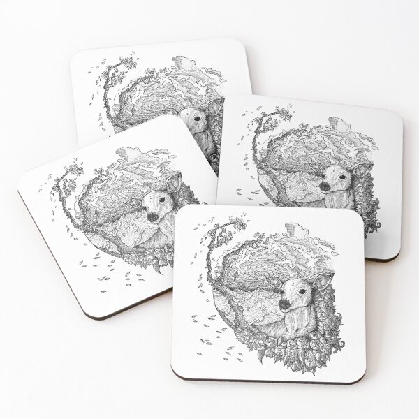 Item preview, DOE IN A STORM designed and sold by Rabid-Ink.