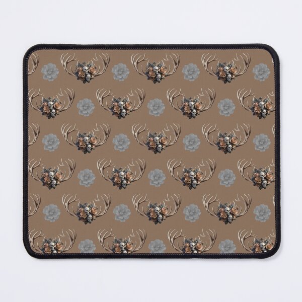 Item preview, Plume and flowered skull designed and sold by Topmel.
