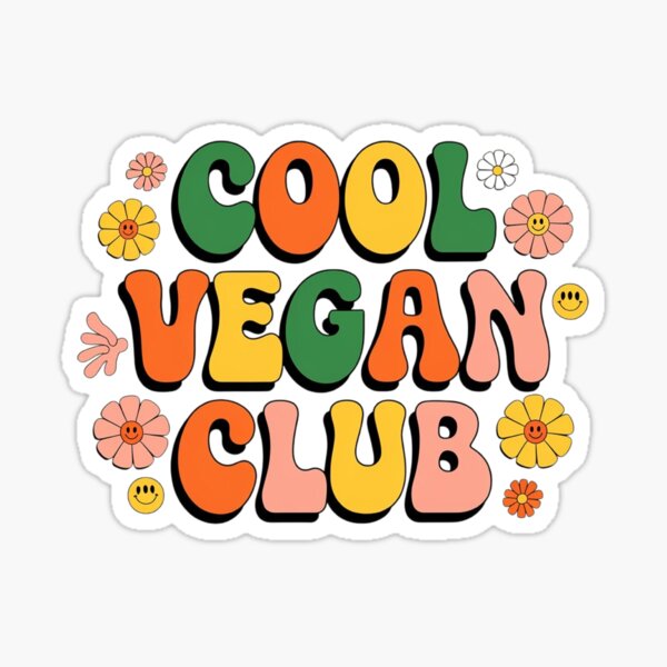 Artikel-Vorschau von Cooler veganer Club, designt und verkauft von DropRomance.