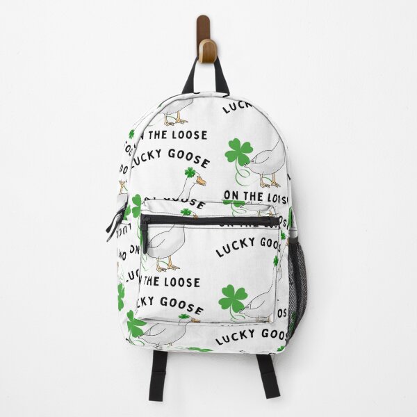 Vista previa del artículo con la obra «Ganso afortunado anda suelto Shamrock Fun», diseñado y vendido por JoelFox165.