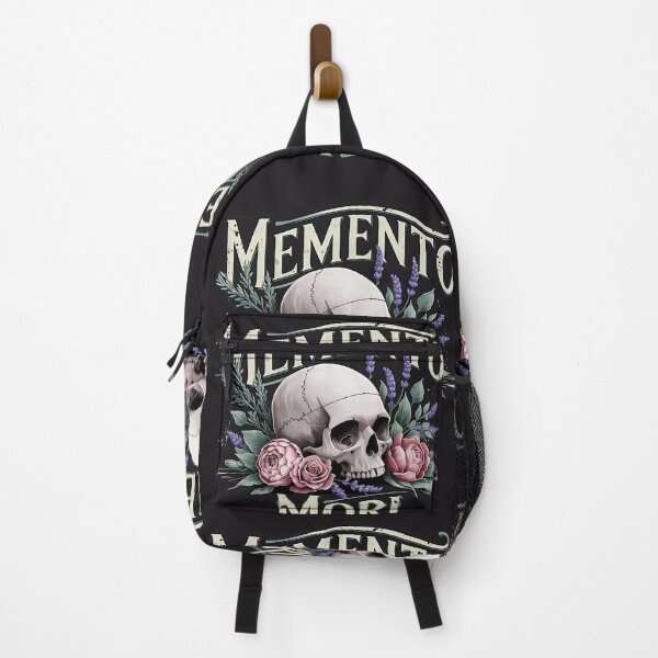 Item preview, Memento Mori | Dark Academia Skull with Dried Flowers Design designed and sold by TheVelvetArchive.