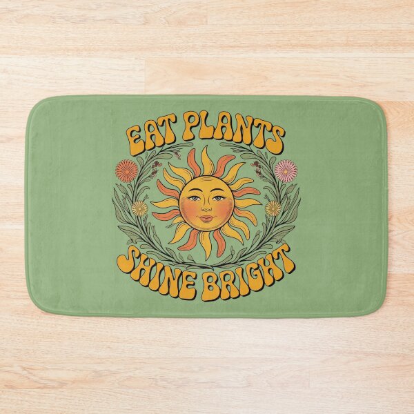 Item preview, Eat plants shine bright  designed and sold by DropRomance.