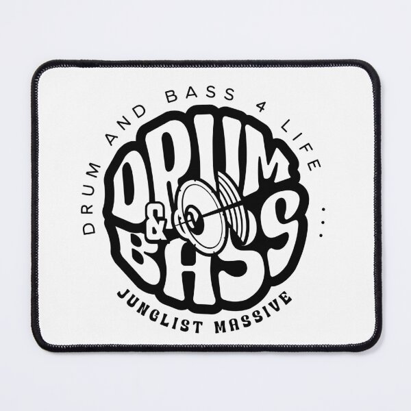 Item preview, DRUM AND BASS  - DNB Speaker Icon (Black)  designed and sold by Discothreadz.