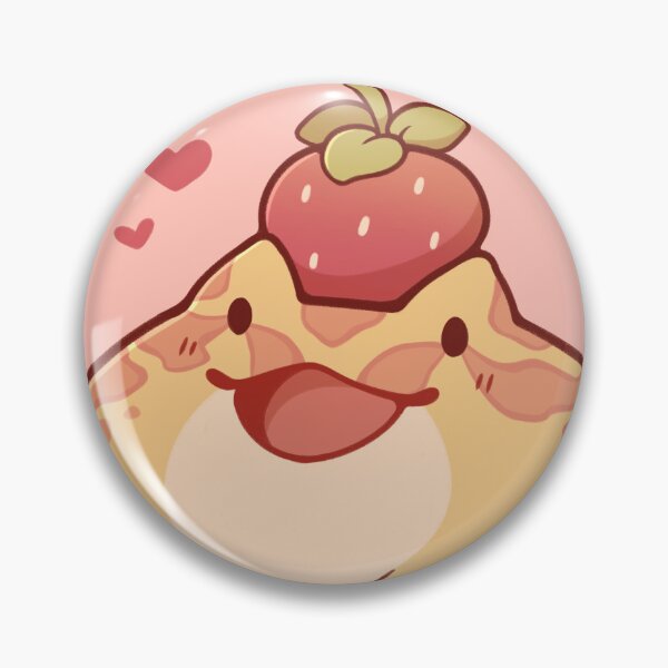 Item preview, Pacman frog with strawberry designed and sold by Rihnlin.