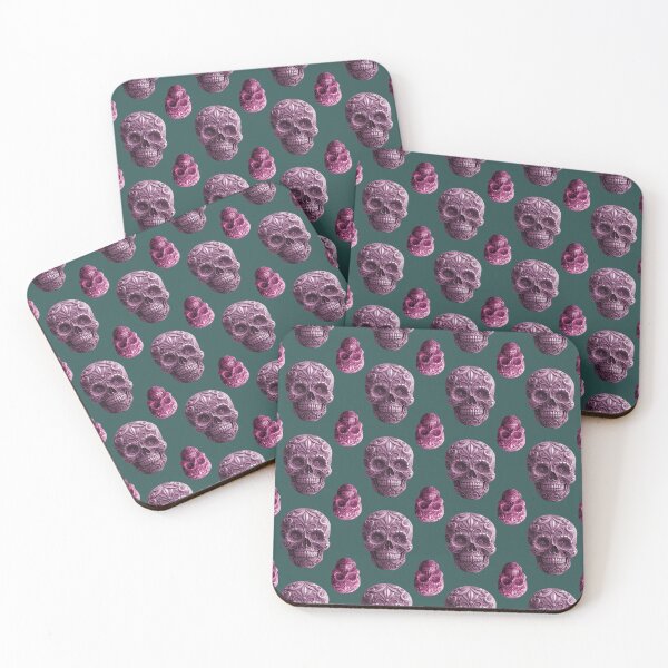 Item preview, Decorated purple skull pattern designed and sold by Topmel.