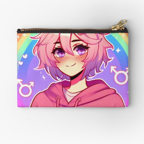 Vista previa del artículo con la obra «Lindo gato femenino rosa», diseñado y vendido por Okami-Nanachi.