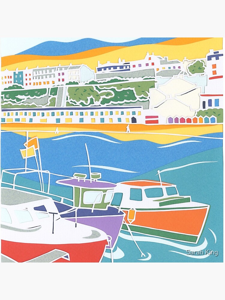 Broadstairs Beach Papercut by SarahAppleSeed