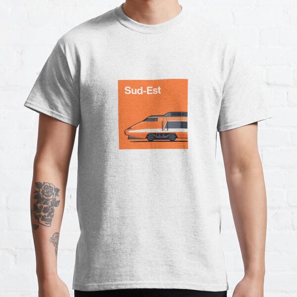 Item preview, Sud Est Orange High Speed Train Side France designed and sold by VoodooCircus.