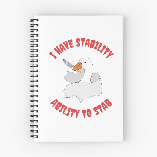 Item preview, I Have Stability Ability To Stab Duck Meme designed and sold by SillyDarkShop.