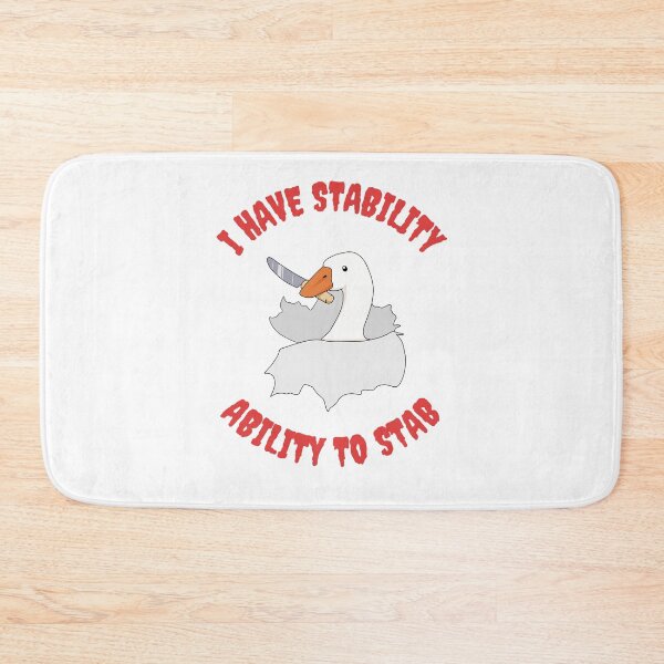 Item preview, I Have Stability Ability To Stab Duck Meme designed and sold by SillyDarkShop.