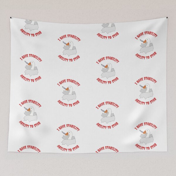 Item preview, I Have Stability Ability To Stab Duck Meme designed and sold by SillyDarkShop.