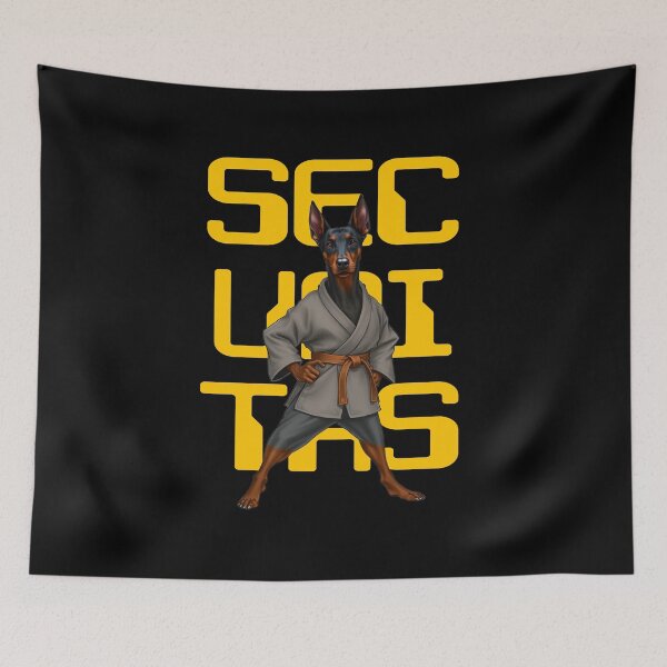 Item preview, Doberman karate - Securitas dog designed and sold by OverTimeBGD.